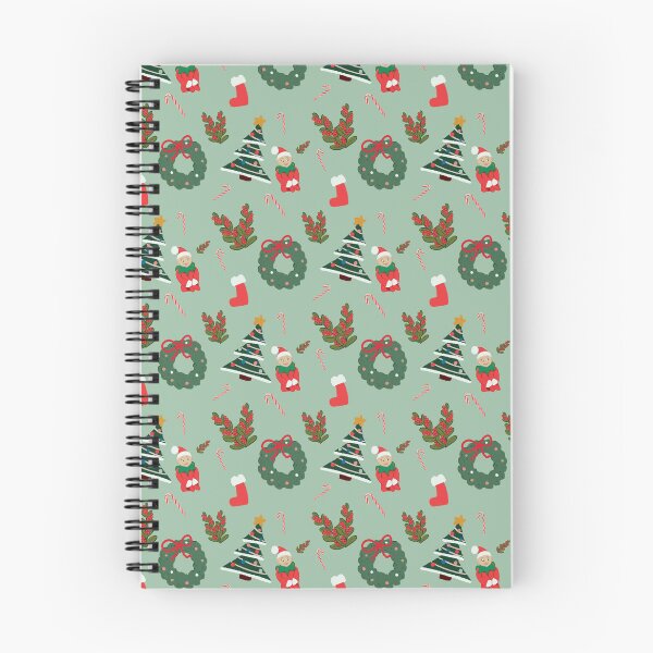 Item preview, Green Christmas theme pattern  designed and sold by PapuruDesigns.