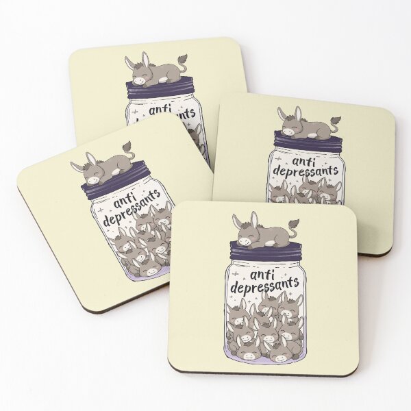 Item preview, Funny Donkey Anti Depressant Jar Animal Lover Zoo Boys Girls Kids designed and sold by rafaeltto.