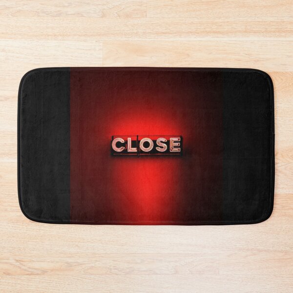 Item preview, Neon “CLOSE” Sign Inside Light Bulb – Modern Red Glow Aesthetic designed and sold by Grafititee.