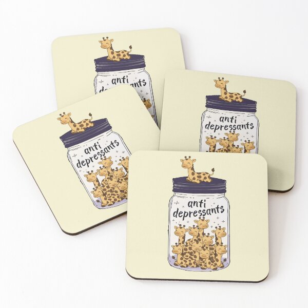 Item preview, Funny Giraffe Anti Depressant Jar Animal Lover Zoo Boys Girls Kids designed and sold by rafaeltto.