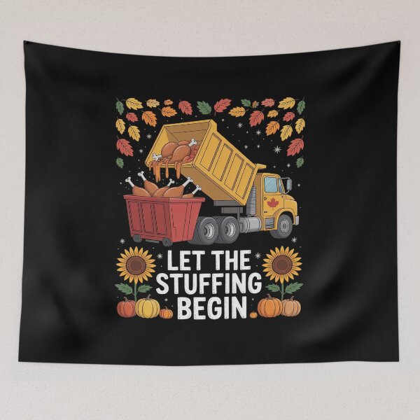 Item preview, Let The Stuffing Begin Thanksgiving Day Turkey Leg Truck  designed and sold by VasilisLamArt.