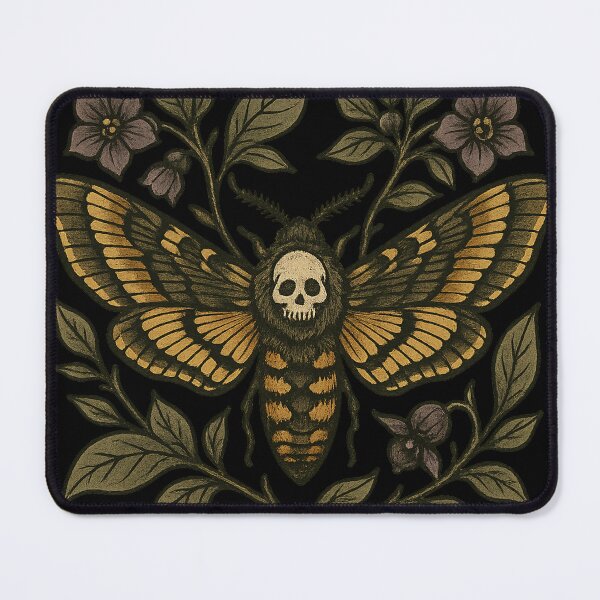 Item preview, Death's Head Hawkmoth & Nightshade | Neo-Traditional Tattoo Art designed and sold by uNORTHODOX72.