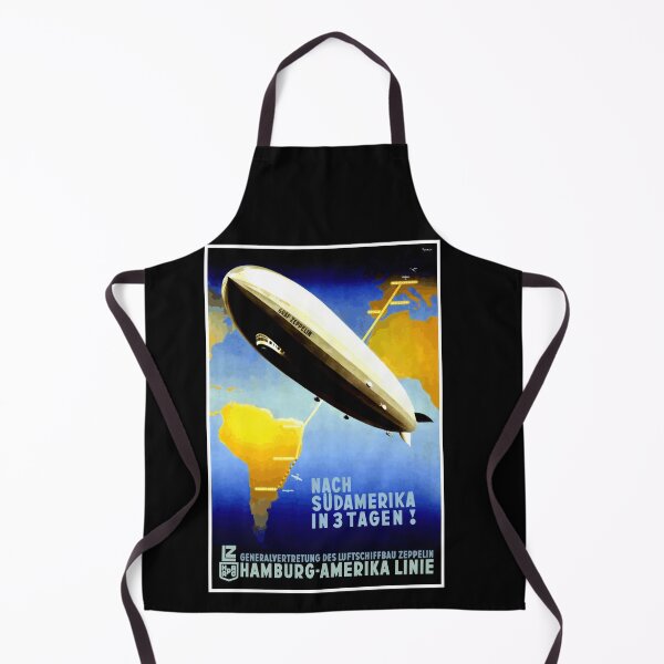 Item preview, Vintage Graf Zeppelin Airship Poster | Art Deco Travel Print | Europe to South America Route | 1920s Aviation Decor designed and sold by artofuniverse.
