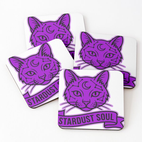 Item preview, Stardust Soul - Mystical Purple Cat with Constellations designed and sold by Abdullah9130.