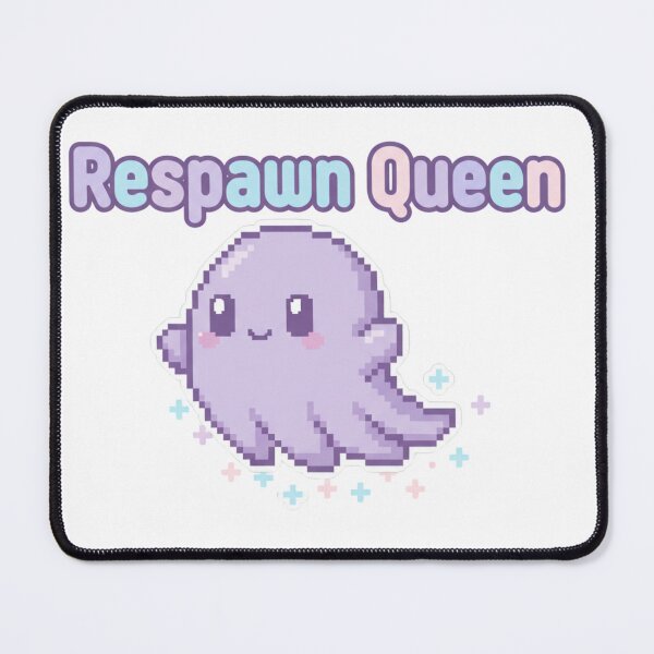 Item preview, Respawn Queen Pixel Ghost Gamer Girl Cute Gaming Pastel Art designed and sold by ArtByYunus.