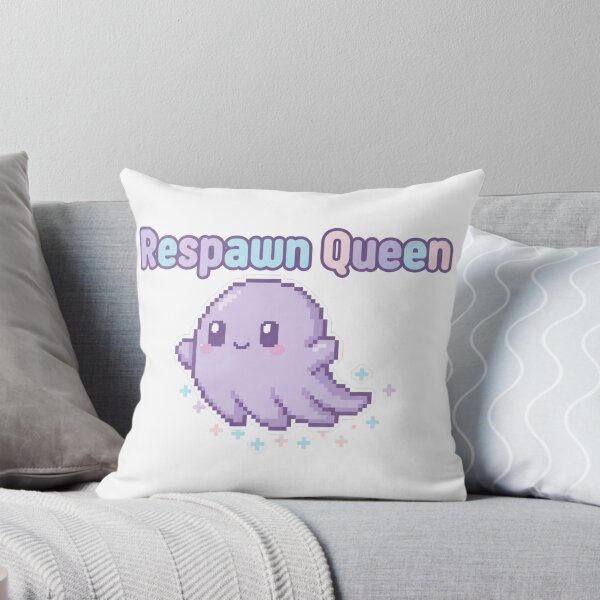 Item preview, Respawn Queen Pixel Ghost Gamer Girl Cute Gaming Pastel Art designed and sold by ArtByYunus.