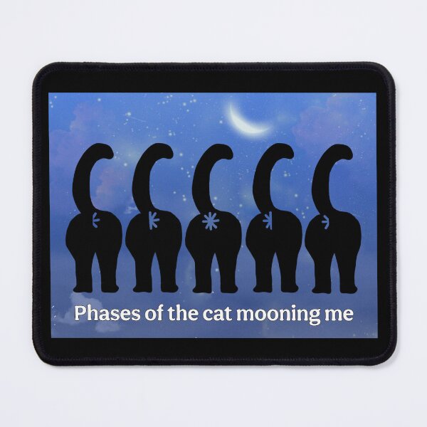 Item preview, Cat moon phases designed and sold by MannyShop.