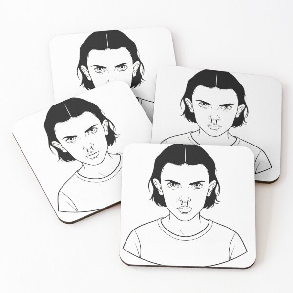Item preview, Eleven Line Art Stranger Things Minimalist Design designed and sold by Fandom Universe.