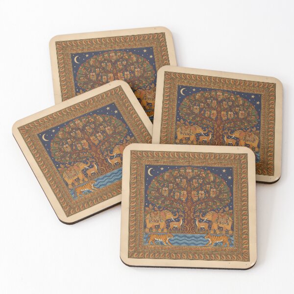 Item preview, “Night Guardians Under the Sacred Tree” designed and sold by digisetumedia.