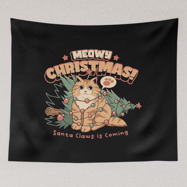 Item preview, Meowy Christmas – Santa Claws Is Coming designed and sold by Pupung oktavian.