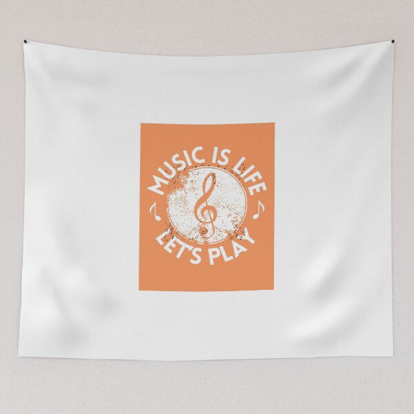 Item preview, Music Is Life – Let’s Play designed and sold by BELEAFCREATIV1.