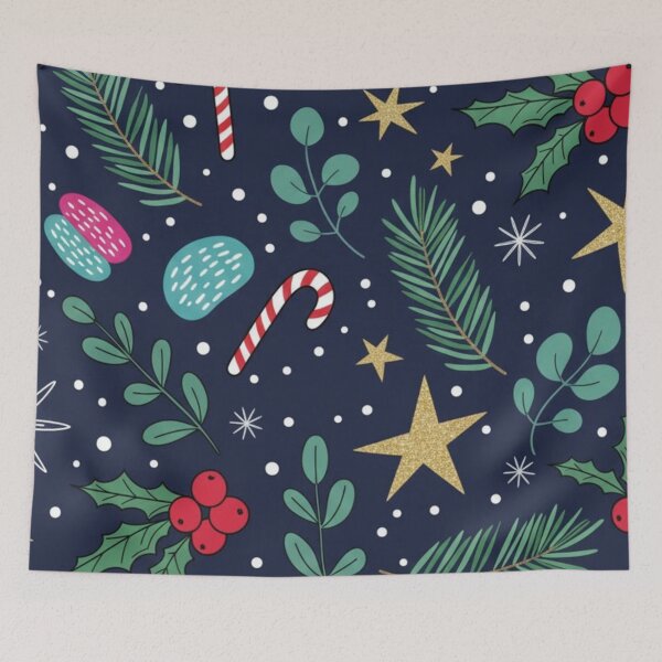Item preview, Merry & Bright Holiday Vibes Retro Christmas Graphic designed and sold by anandsiva2703.