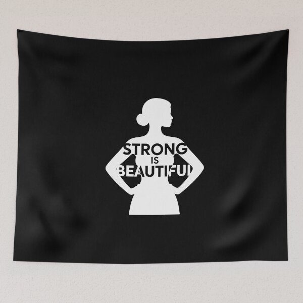 Item preview, Strong Is Beautiful: Female Strength Bold Typography Tees designed and sold by Reichcorp.