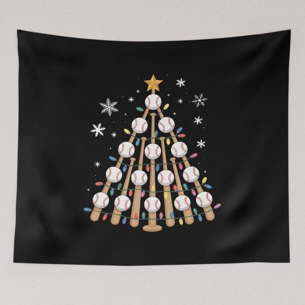 Item preview, Funny Baseball Christmas Tree Light Xmas Baseball Boys Kids designed and sold by DonnieJennie.