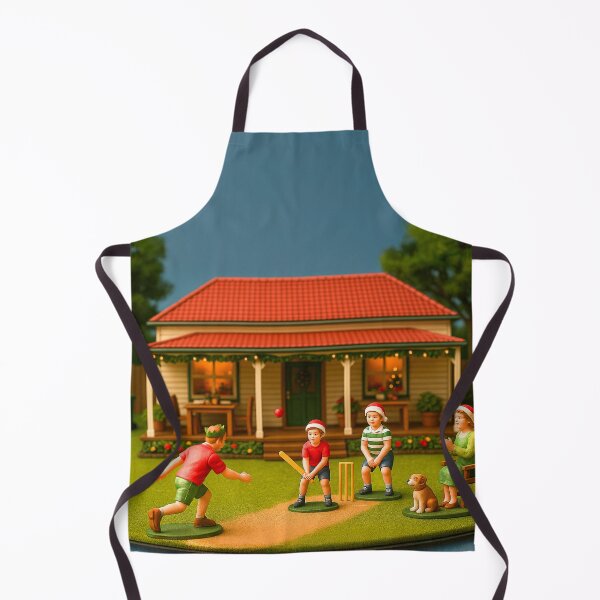 Item preview, Backyard Christmas Cricket | Australian Summer Miniature Scene designed and sold by Little-Worlds.