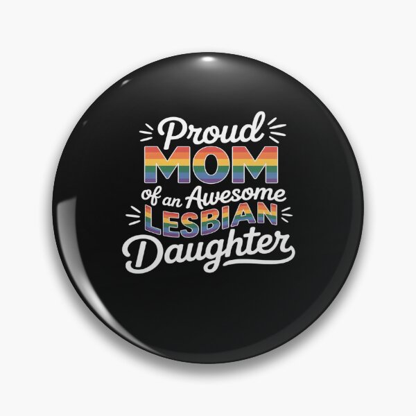 Item preview, Proud mom of awesome lesbian daughter family rainbow pride designed and sold by itsnothatweird.