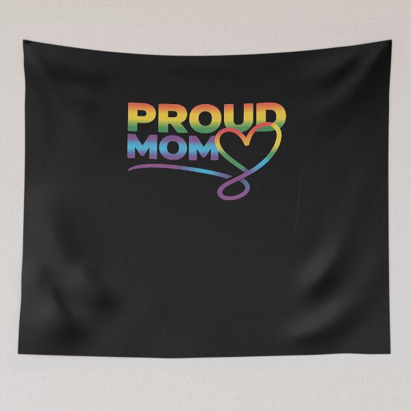 Item preview, Proud Mom Queer Pride Equality LGBTQ Parent Rainbow LGBT designed and sold by itsnothatweird.