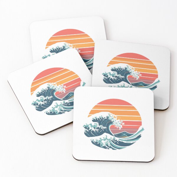 Item preview, Retro sea waves - Ocean designed and sold by Luisshopp.
