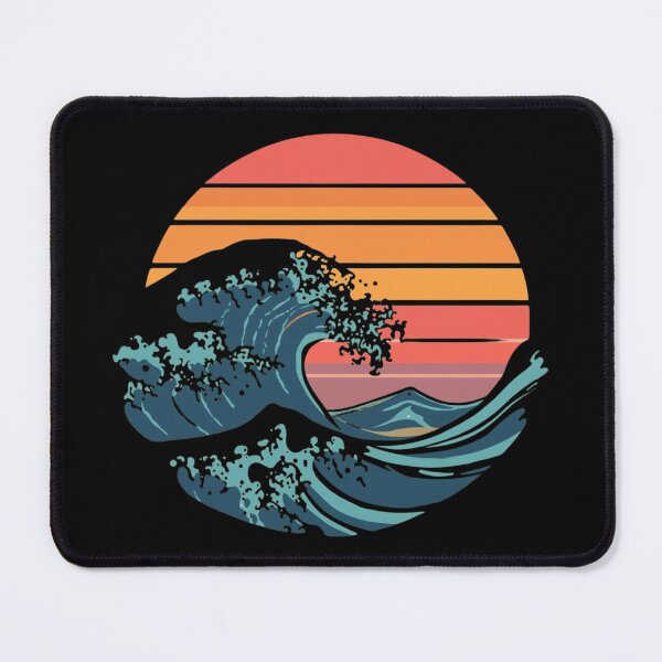 Item preview, Retro sea waves - Ocean designed and sold by Luisshopp.