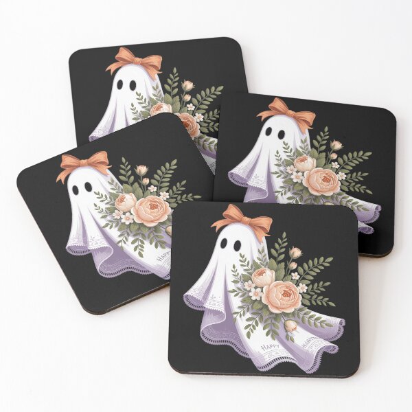 Item preview, Coquette Lace Ghost Bow Halloween Flower Ghost Spooky designed and sold by HardcoreTour.