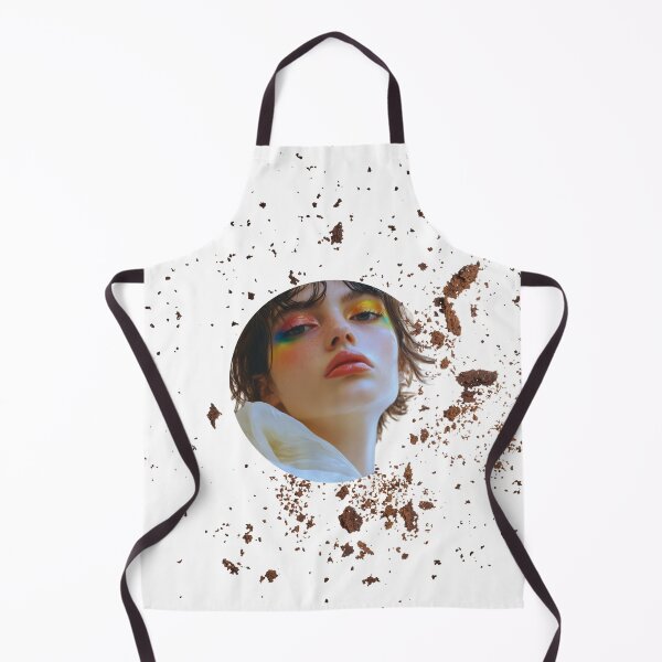 Item preview, Aesthetic Portrait Art – Rainbow Makeup Minimalist Splatter Design designed and sold by JA-1994.