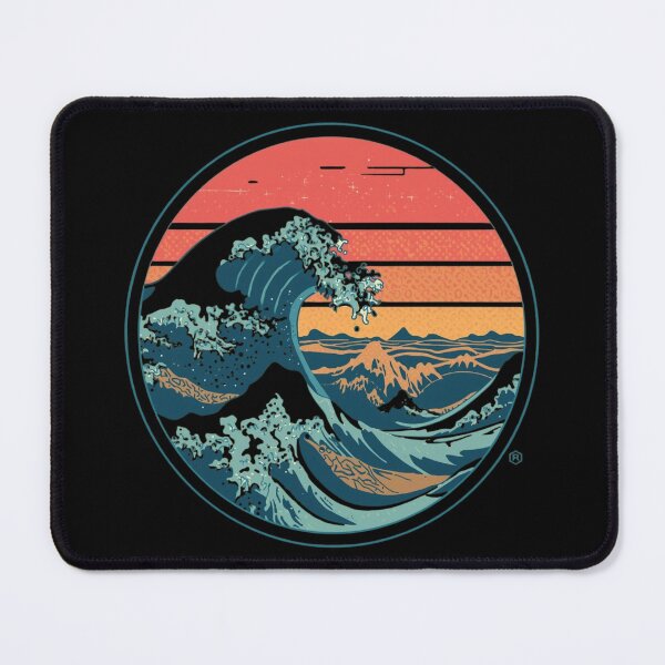 Item preview, Vintage ocean waves - retro t-shirt  designed and sold by Luisshopp.