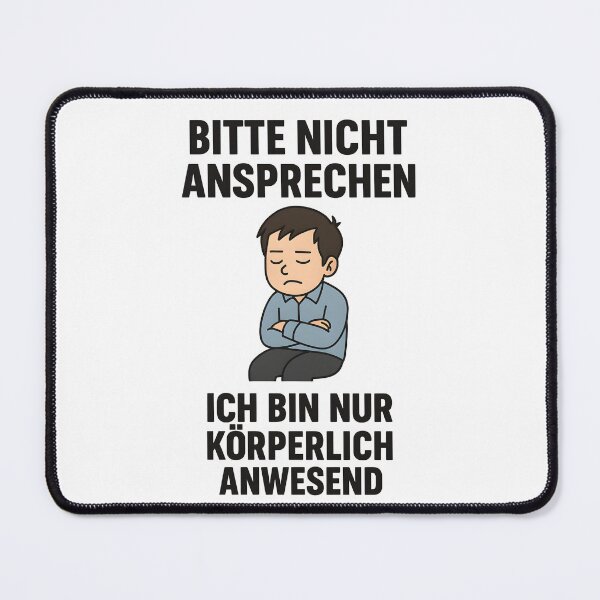 Item preview, Please do not speak to me - I am only physically present. designed and sold by AggAverse.