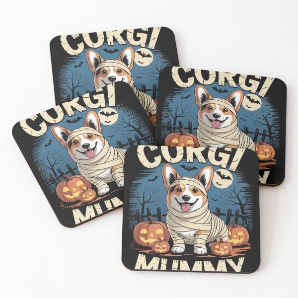 Item preview, Corgi Mummy Funny Halloween Costume Dog Owner Welsh Corgi designed and sold by HardcoreTour.
