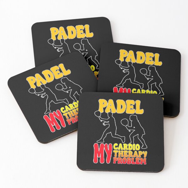 Item preview, Padel My Cardio My Therapy My Problem | Funny Couple Silhouette designed and sold by Mr Lee.