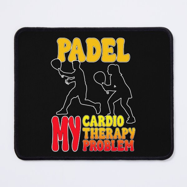 Item preview, Padel My Cardio My Therapy My Problem | Funny Couple Silhouette designed and sold by Mr Lee.