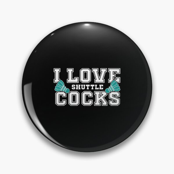 Item preview, I Love Shuttlecocks Badminton Player designed and sold by KristinCleo.