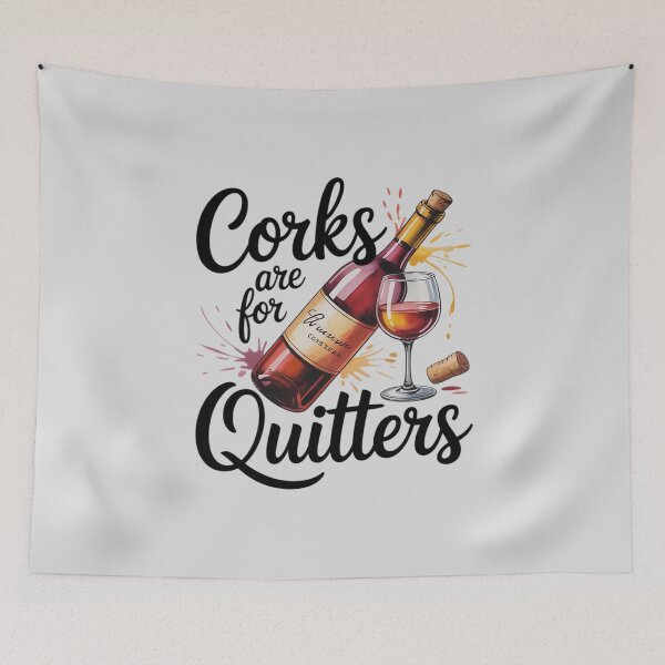 Item preview, Corks are for Quitters Wine Drinking Team Festival designed and sold by HardcoreTour.