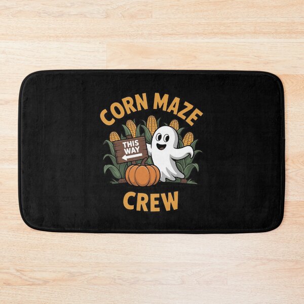 Item preview, Corn Maze Crew Ghost Autumn Pumpkin Farm Halloween designed and sold by HardcoreTour.