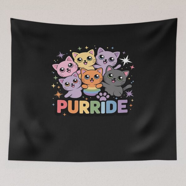 Item preview, Purride Cat Pride Ally LGBT Rainbow Animal Lovers Women Kids designed and sold by procionartss.