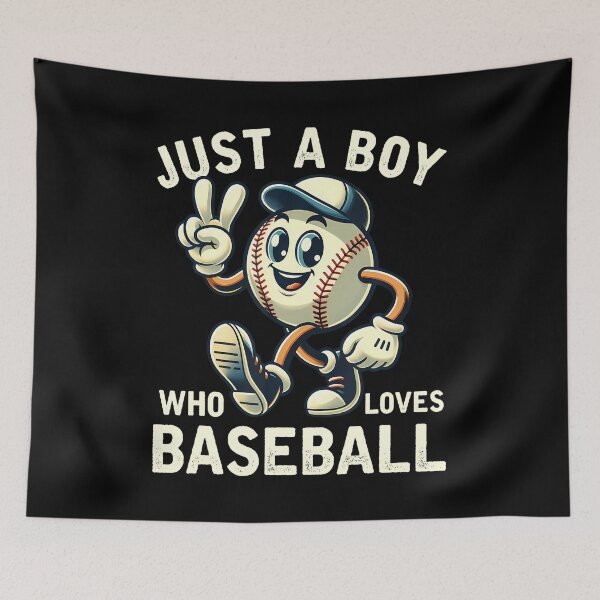 Item preview, Just A Boy Who Loves Baseball Boys designed and sold by KristinCleo.