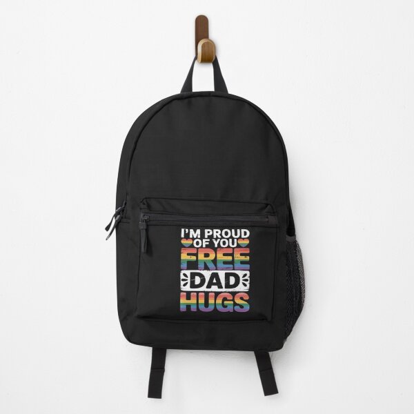 Item preview, Rainbow Free Dad Hugs for LGBTQ Pride Month Trendy LGBT designed and sold by procionartss.