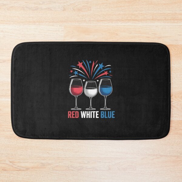 Item preview, Red White Blue Patriotic America USA Flag 4th Of July Wine 4 designed and sold by procionartss.