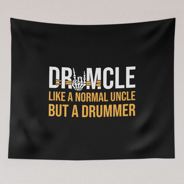 Item preview, Drummer Uncle Drums Percussion - Drumsticks Drumming designed and sold by LorraineRita.