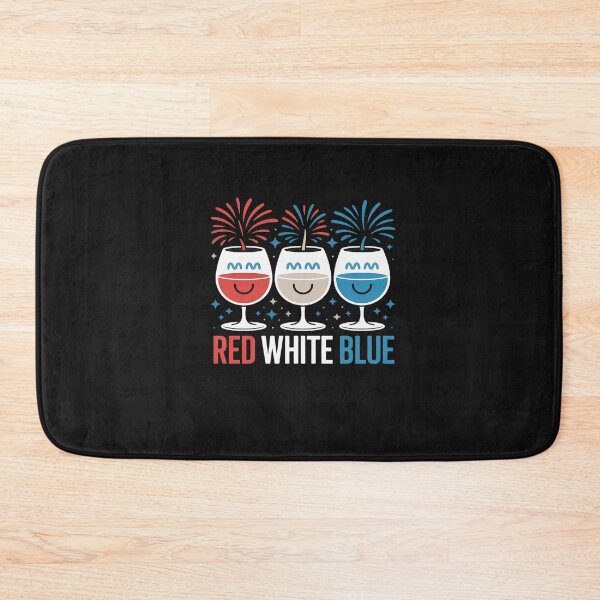 Item preview, Red White Blue Patriotic America USA Flag 4th Of July Wine designed and sold by procionartss.