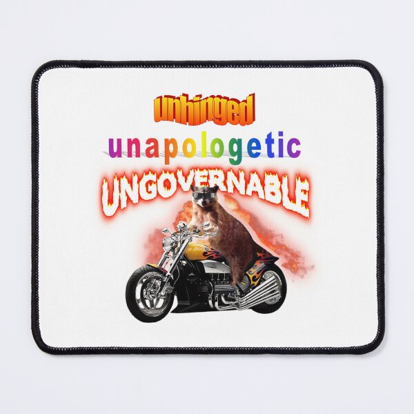Item preview, Unhinged Unapologetic Ungovernable Raccoon designed and sold by KellyHauskins09.