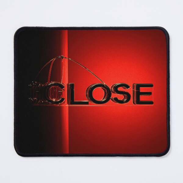 Item preview, Neon “CLOSE” Sign Inside Light Bulb – Modern Red Glow Aesthetic designed and sold by Grafititee.