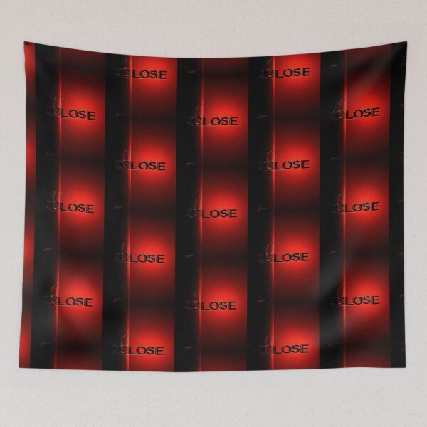 Item preview, Neon “CLOSE” Sign Inside Light Bulb – Modern Red Glow Aesthetic designed and sold by Grafititee.