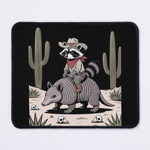 Item preview, Country Cowboy Raccoon Rodeo Cowgirl Western Texas designed and sold by HardcoreTour.