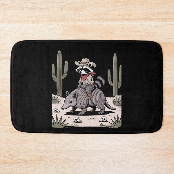 Item preview, Country Cowboy Raccoon Rodeo Cowgirl Western Texas designed and sold by HardcoreTour.