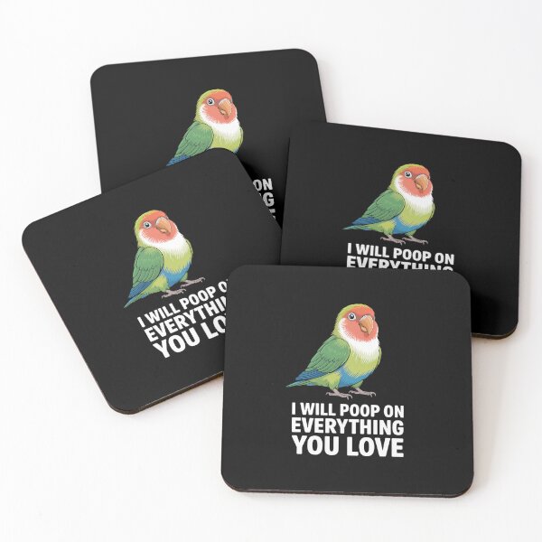 Item preview, I Will Poop On Everything That You Love Quaker Parrot  designed and sold by VasilisLamArt.