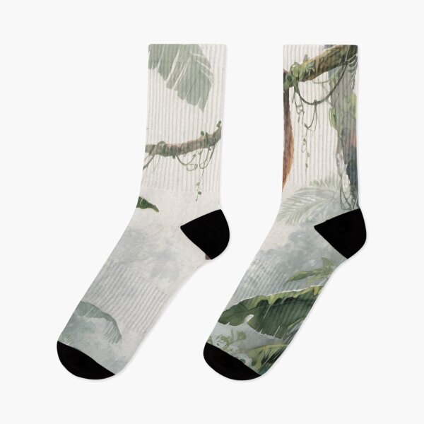 Item preview, cute monkey in the rainforest designed and sold by Mauswohn.