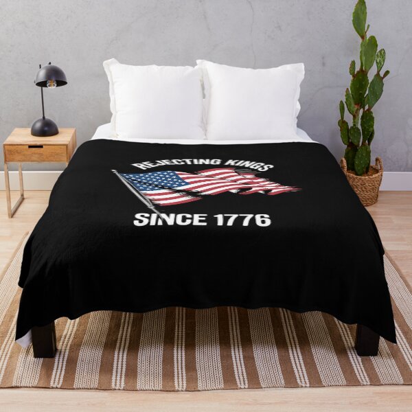Item preview, Rejecting Kings Since 1776 Patriotic USA Flag 4th Of July designed and sold by procionartss.