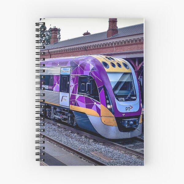 Item preview, VLine Train at Castlemaine Station designed and sold by Steven Jodoin.