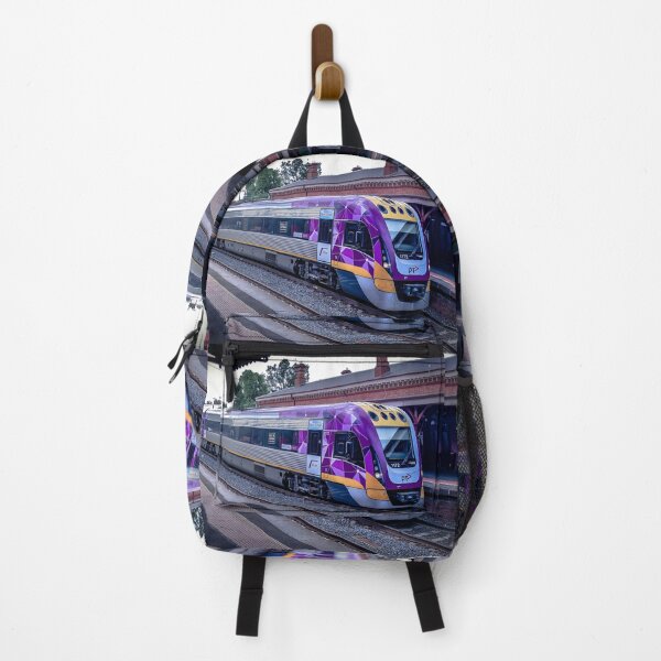 Item preview, VLine Train at Castlemaine Station designed and sold by Steven Jodoin.