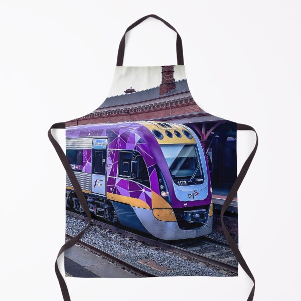 Item preview, VLine Train at Castlemaine Station designed and sold by Steven Jodoin.